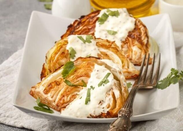 pieczona kapusta na podagrę