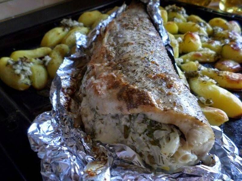 pieczona ryba z zapaleniem trzustki