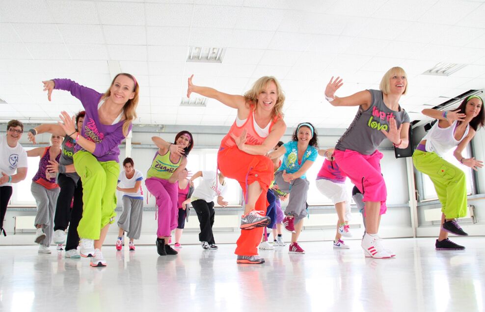 Zumba, aby zmniejszyć zbędne kalorie